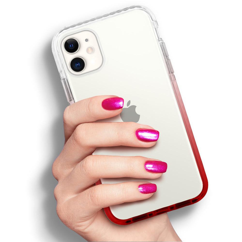 iPhone Red White Anti-Shock Cases