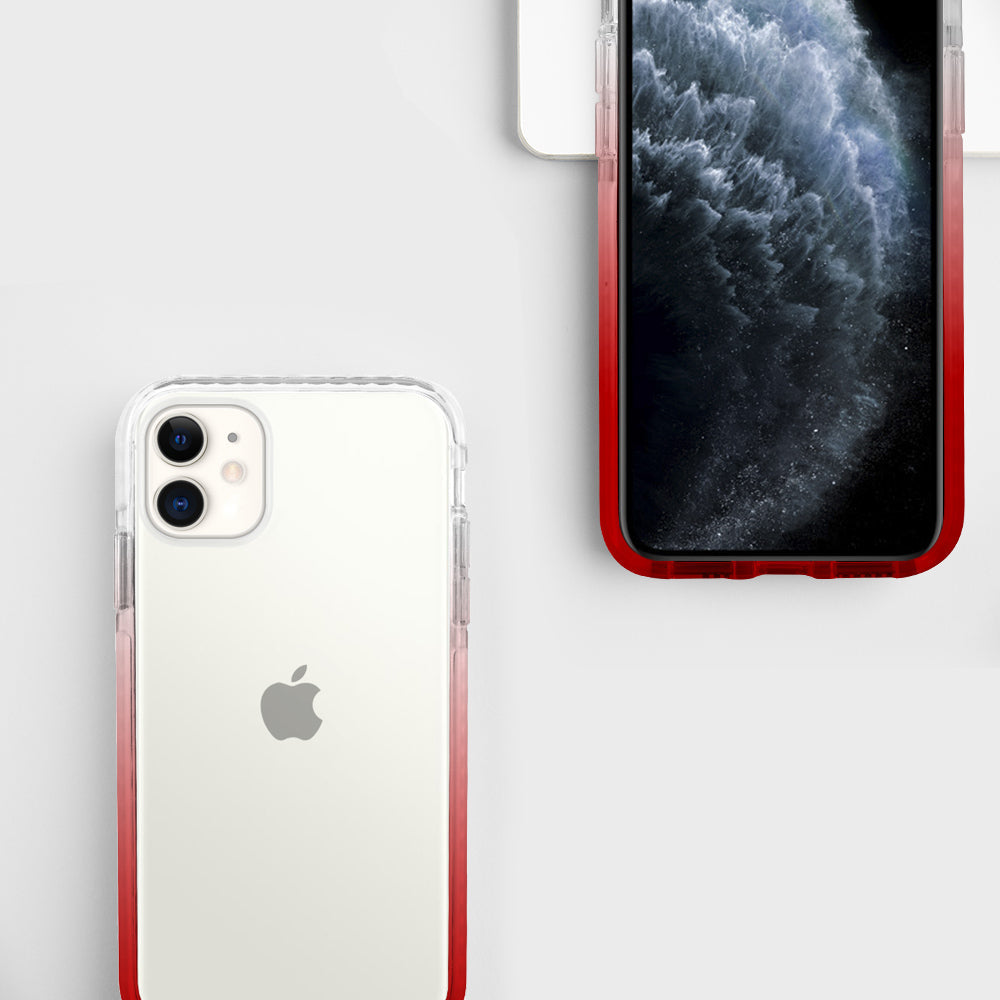 iPhone Red White Anti-Shock Cases