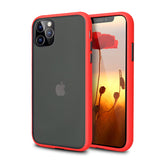 iPhone Red Rubber Oil Feel Case